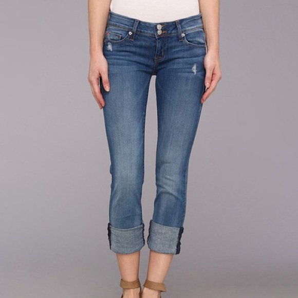 Hudson Jeans Denim - Hudson Ankle Ginny Straight w/Cuff - Size 27